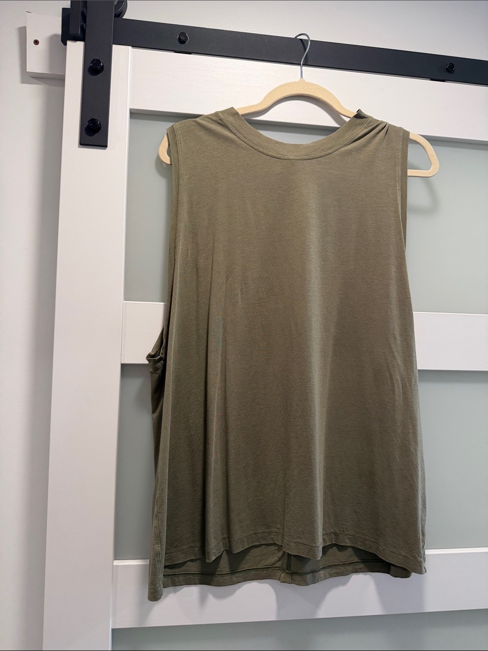 lululemon athletica Olive Green Sleeveless Muscle Tank